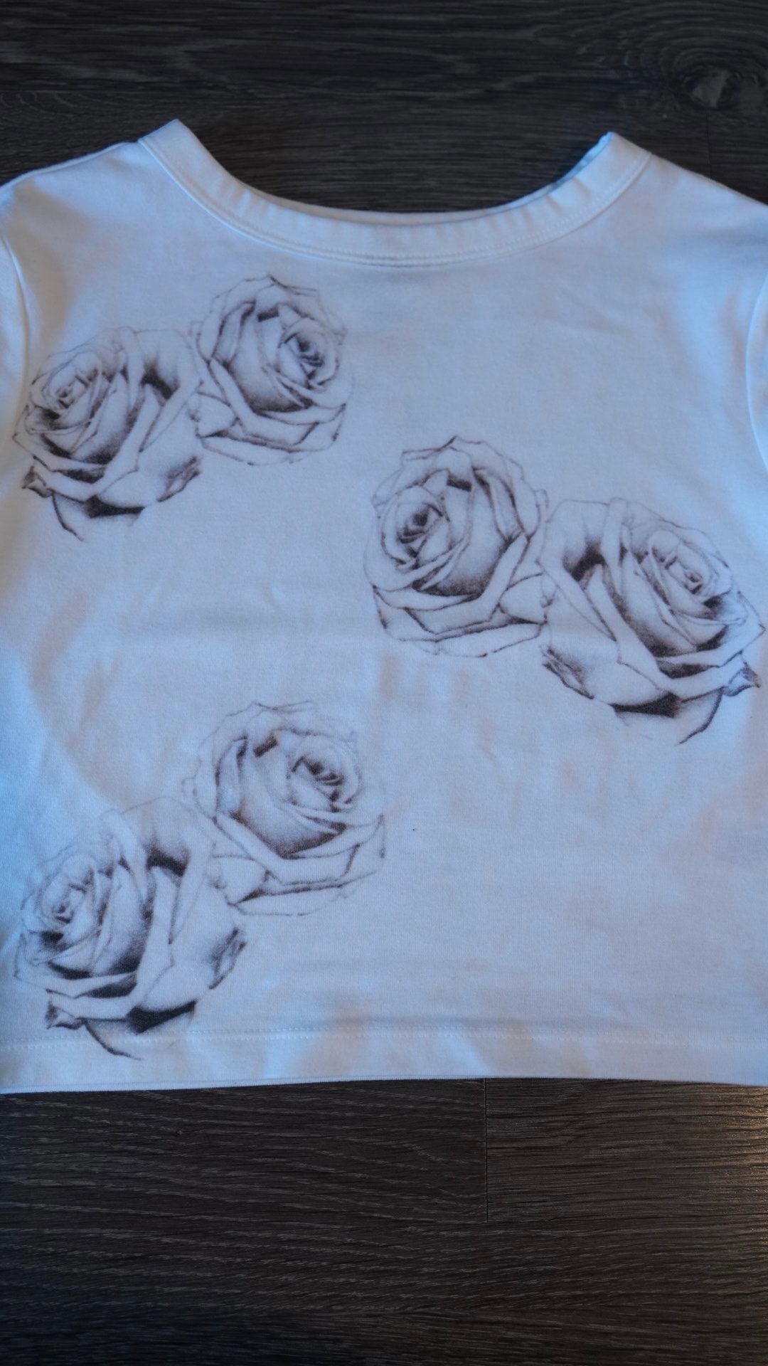 Camiseta de rosas