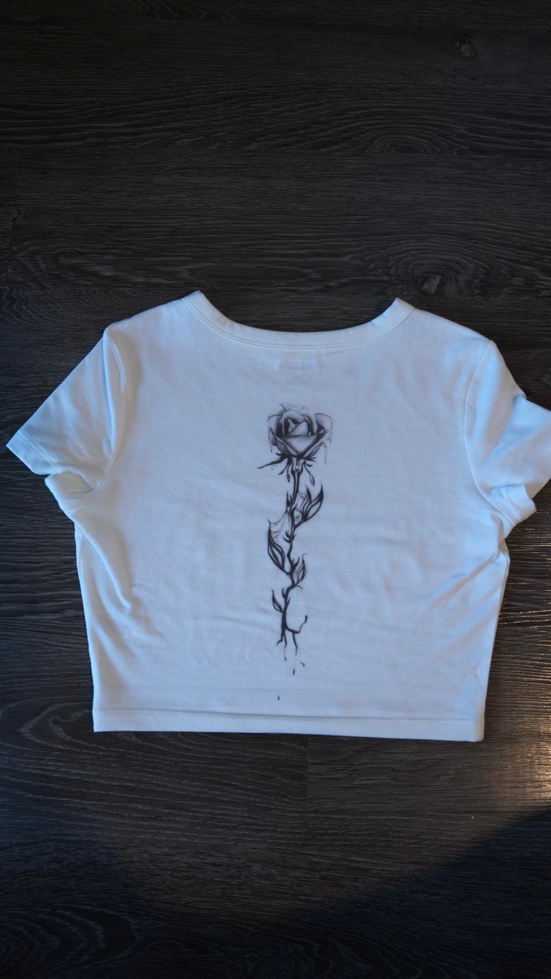 Camiseta de rosas