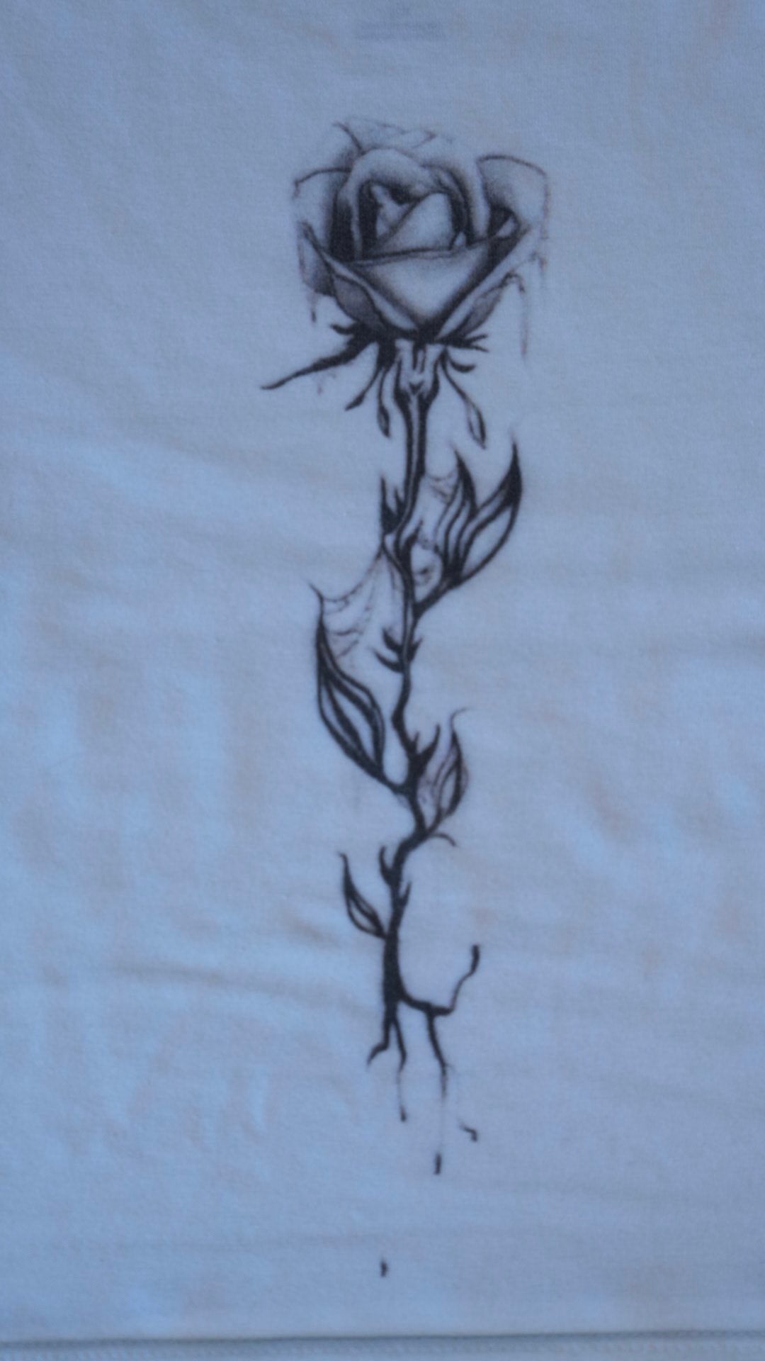 Camiseta de rosas