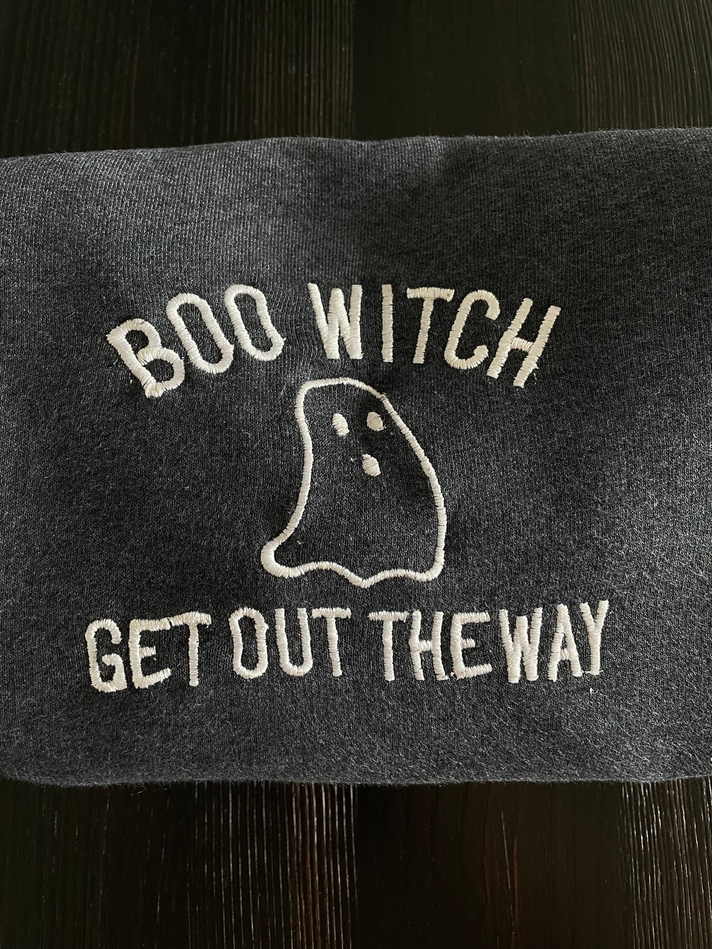 Sudadera con capucha y fantasma de la bruja Boo