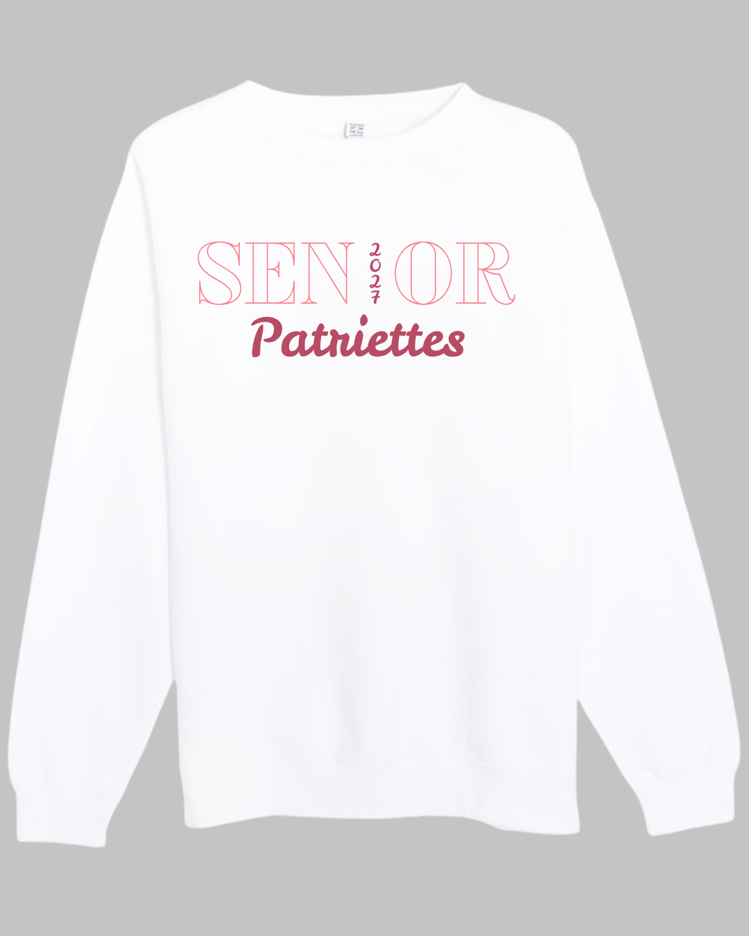 Senior Patriettes Crewneck Sweatshirt