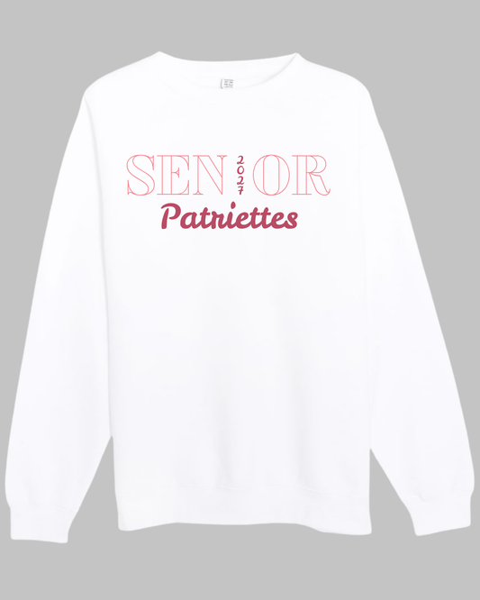 Senior Patriettes Crewneck Sweatshirt