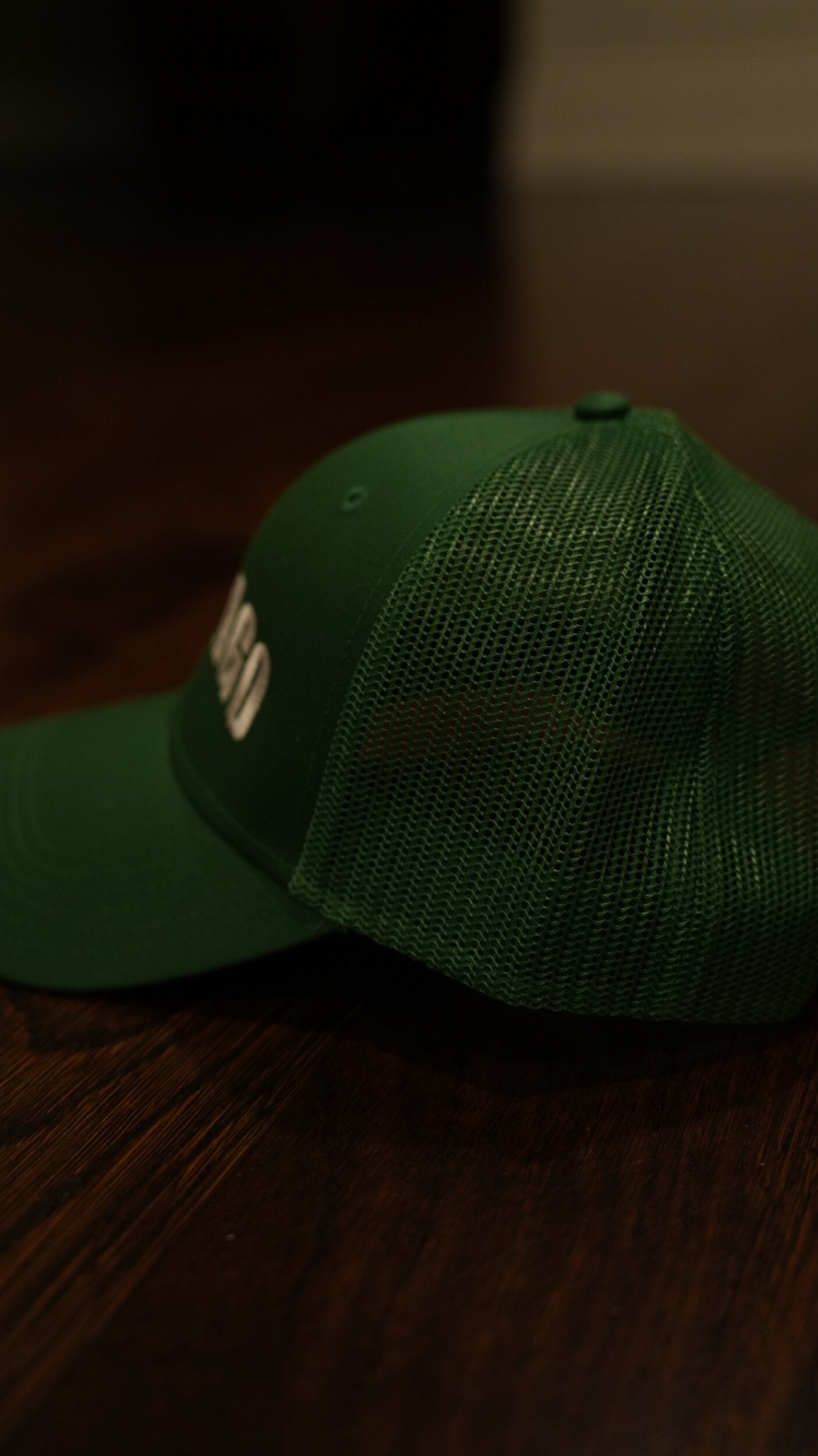 Gorra de camionero verde de Chicago