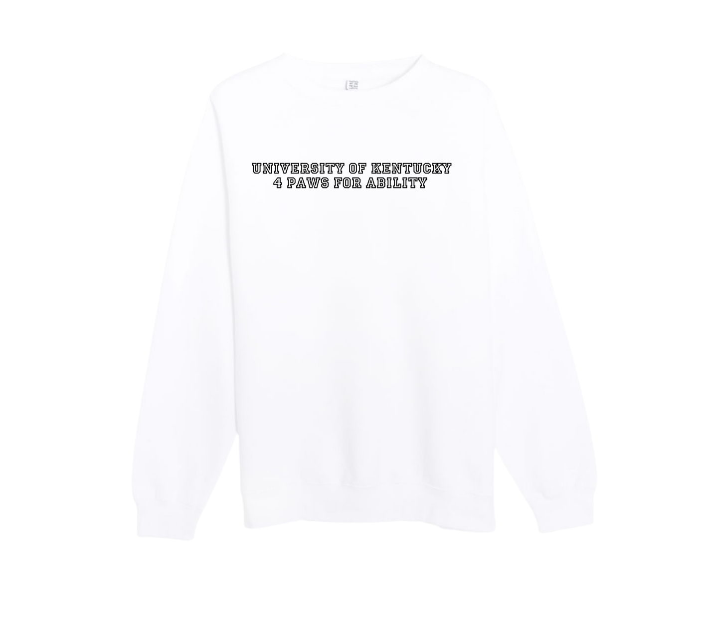 UK 4 Paws Crewneck Sweatshirt
