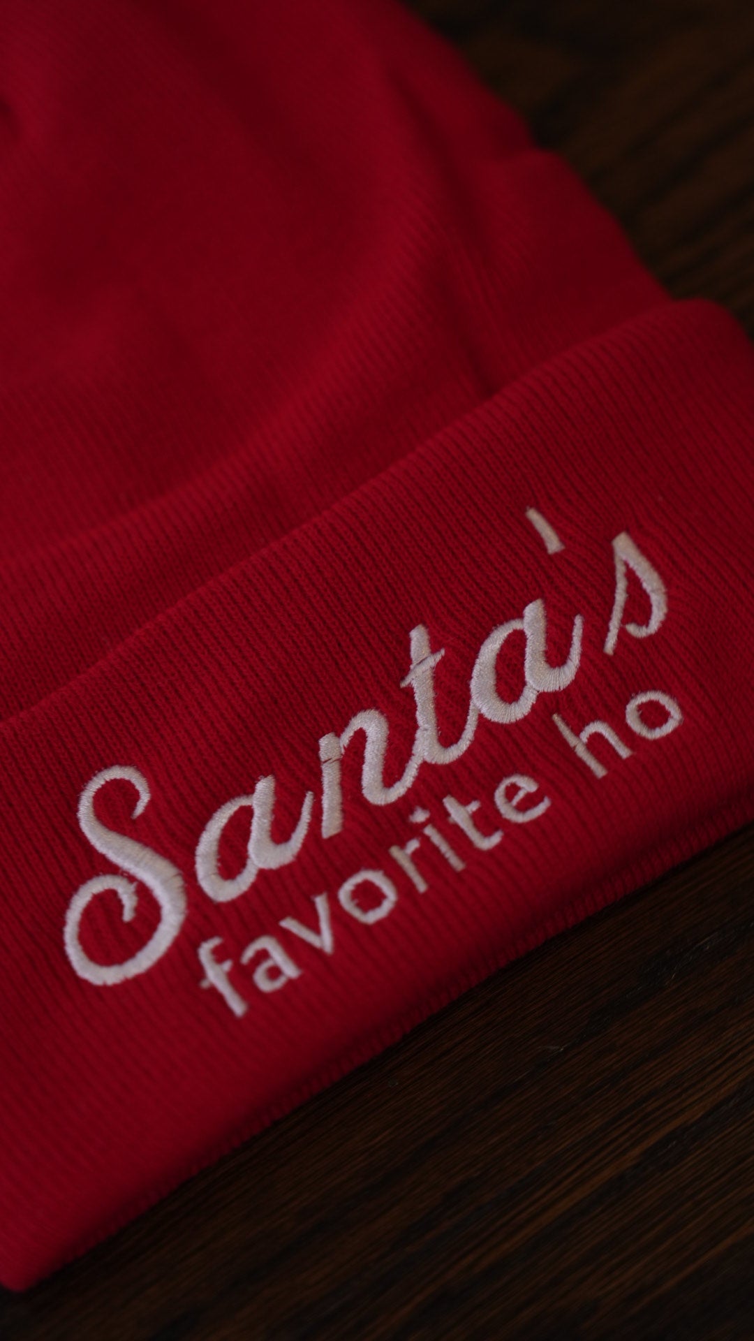 Santa's Favorite Ho Beanie