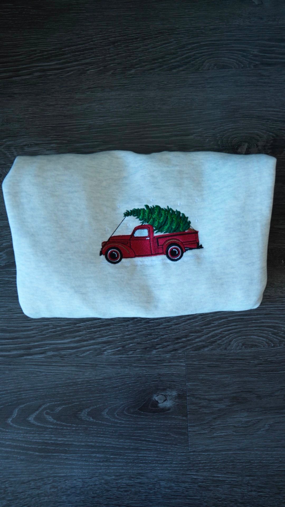 Red Truck & Tree Sweatshirt