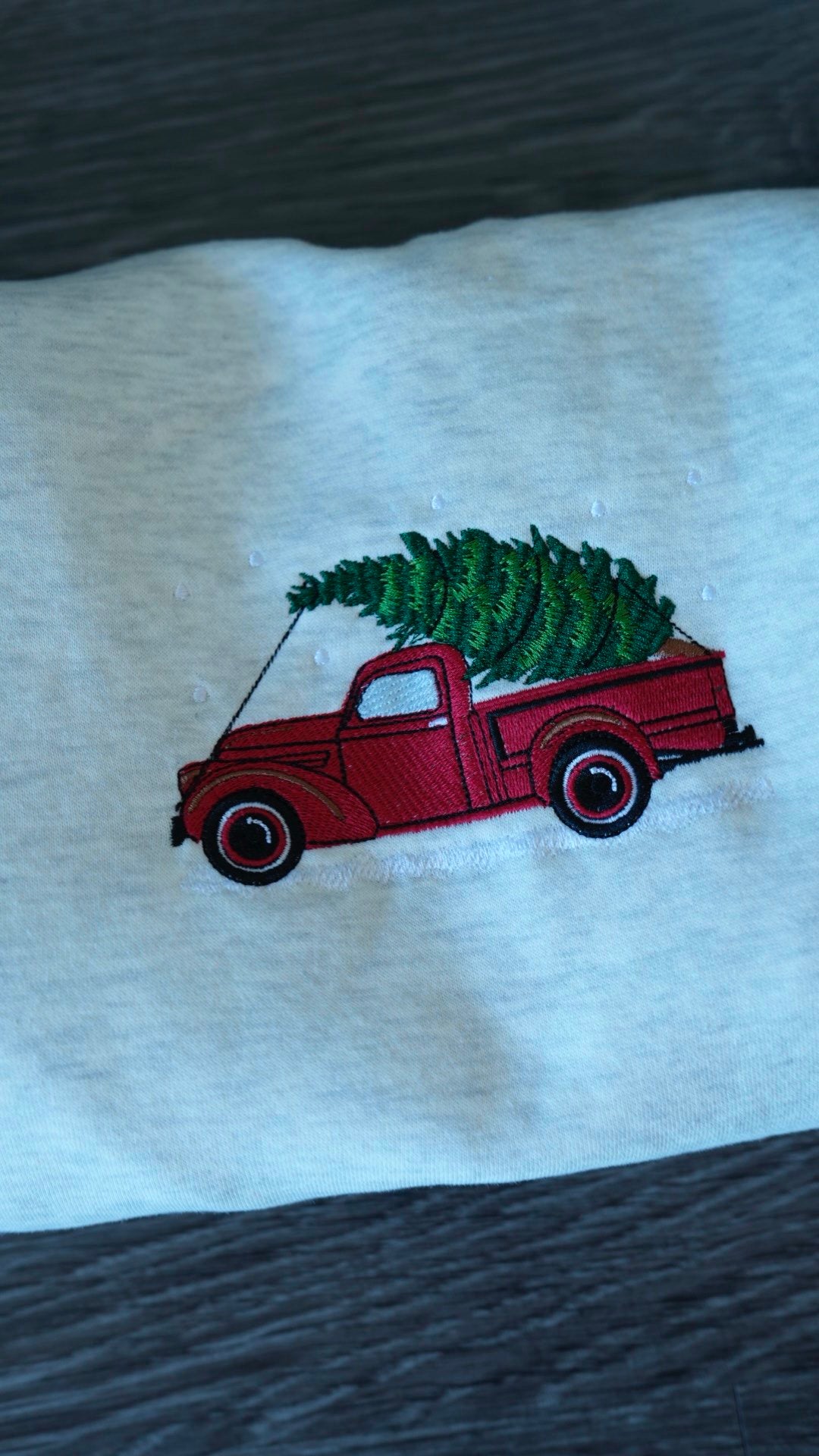 Red Truck & Tree Sweatshirt