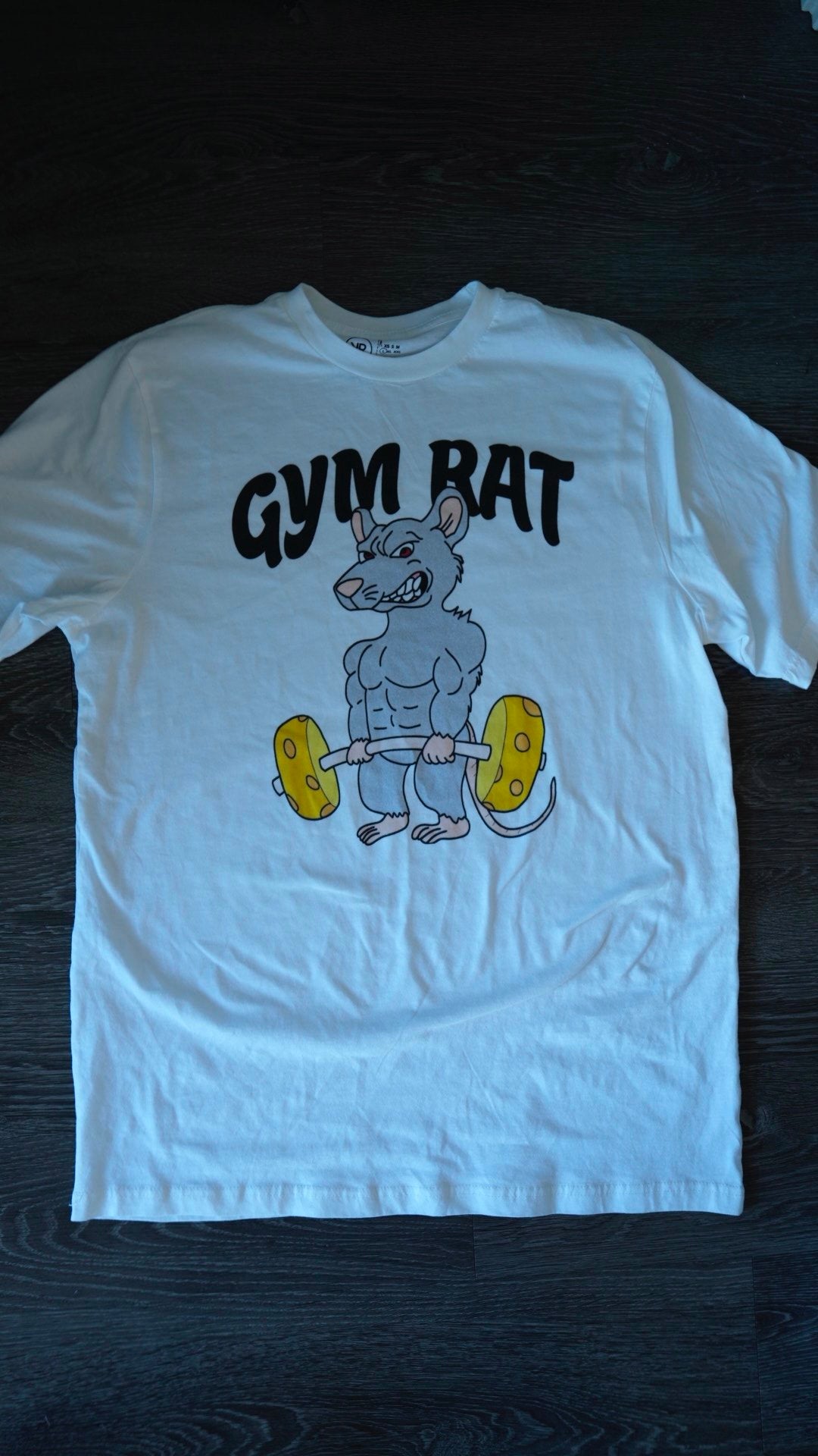 Camiseta de rata de gimnasio