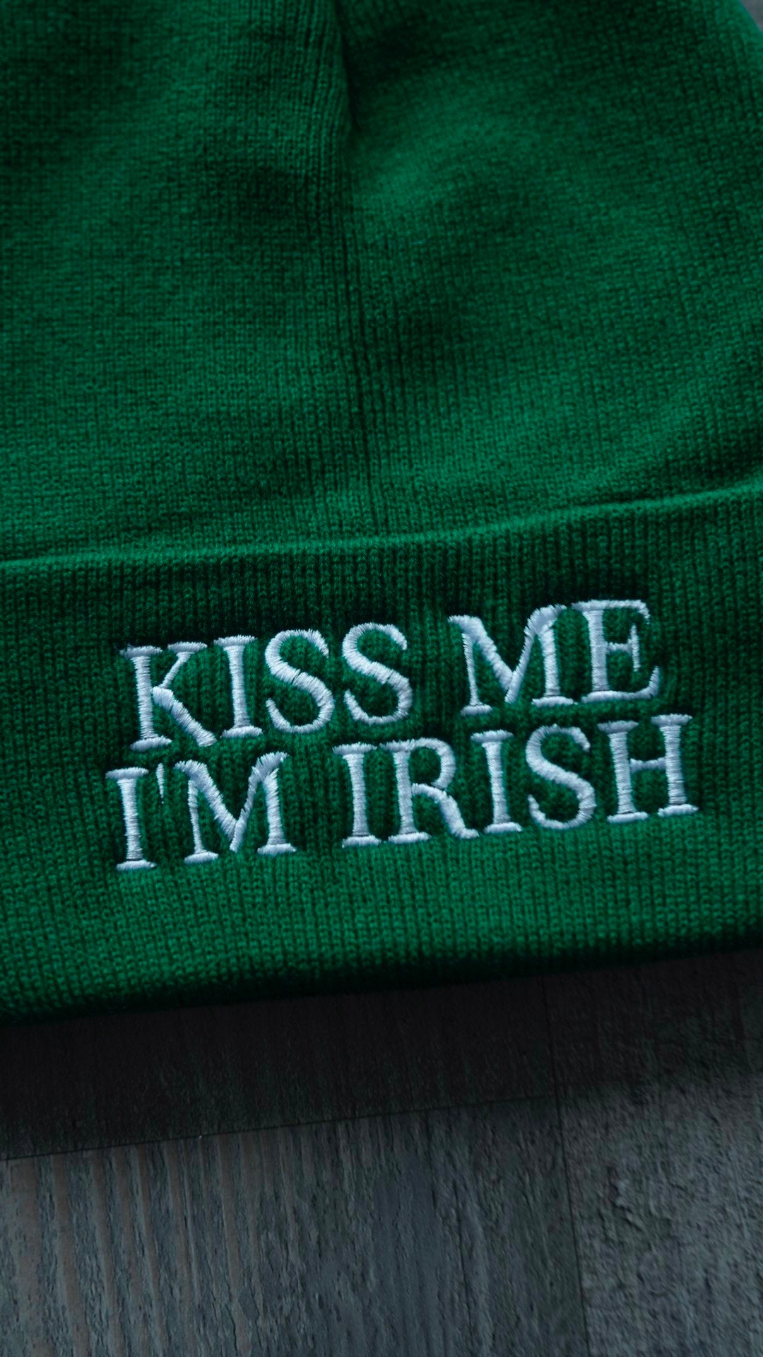 Kiss Me I'm Irish Beanie