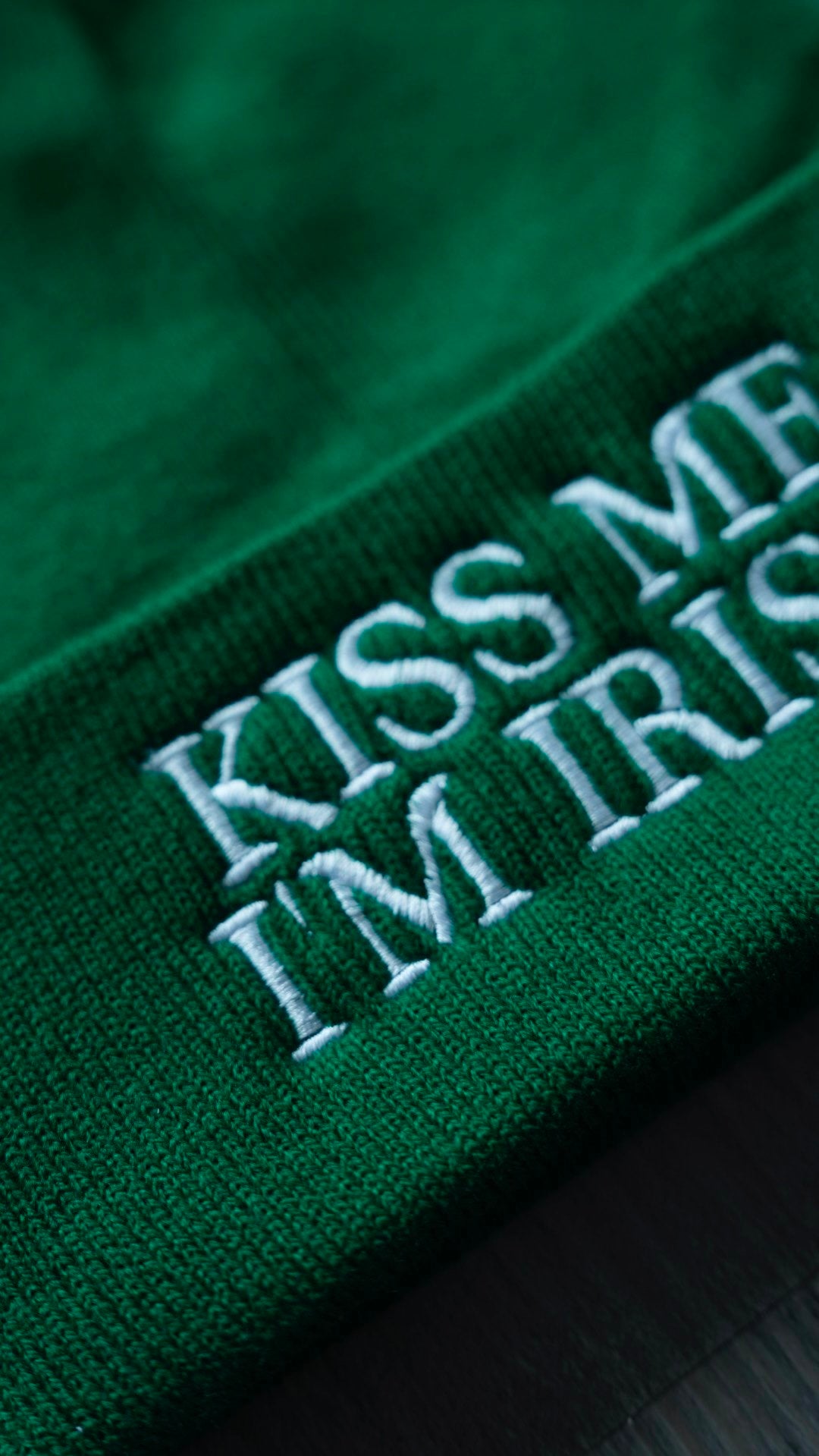 Kiss Me I'm Irish Beanie