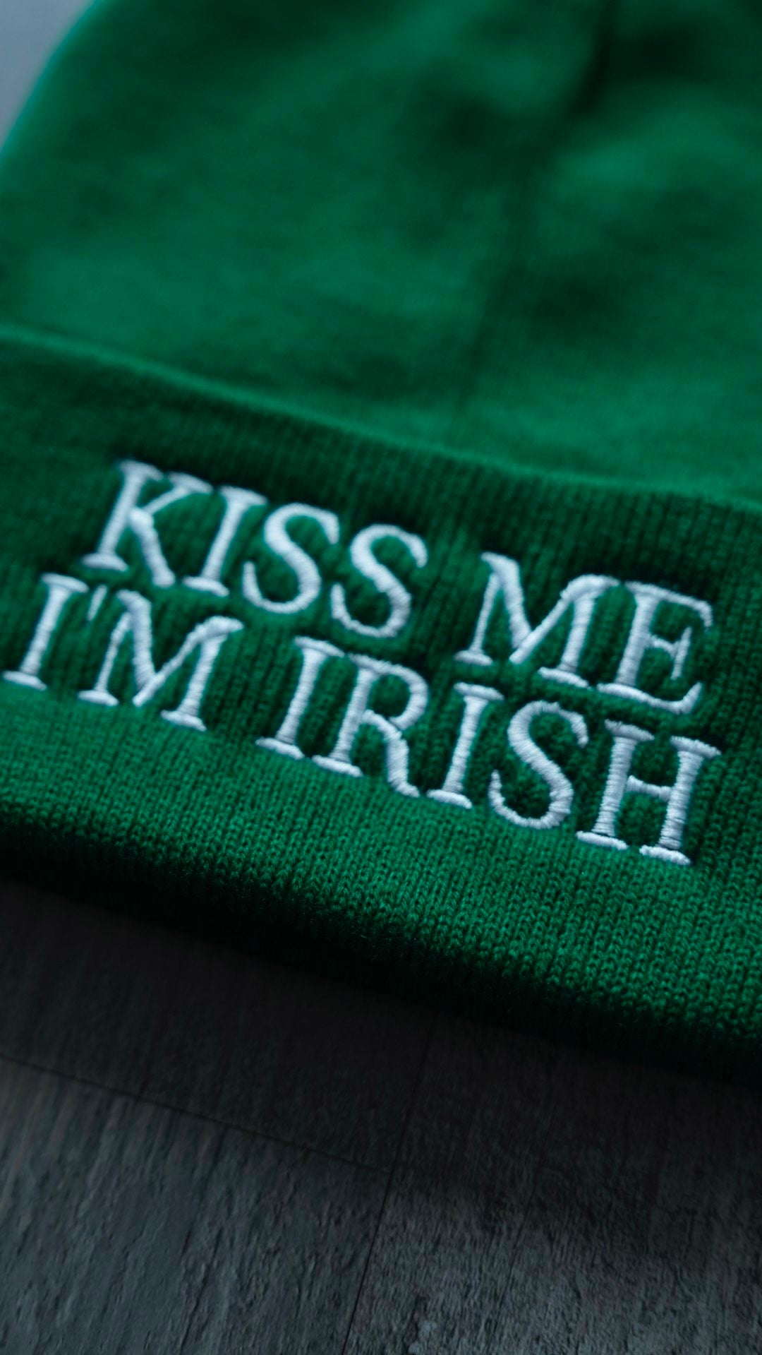 Kiss Me I'm Irish Beanie