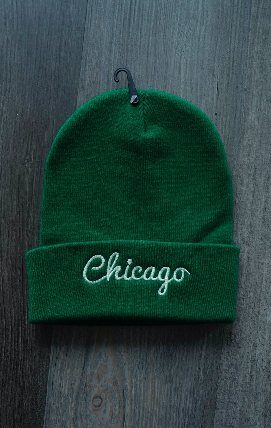 Green Chicago Beanie