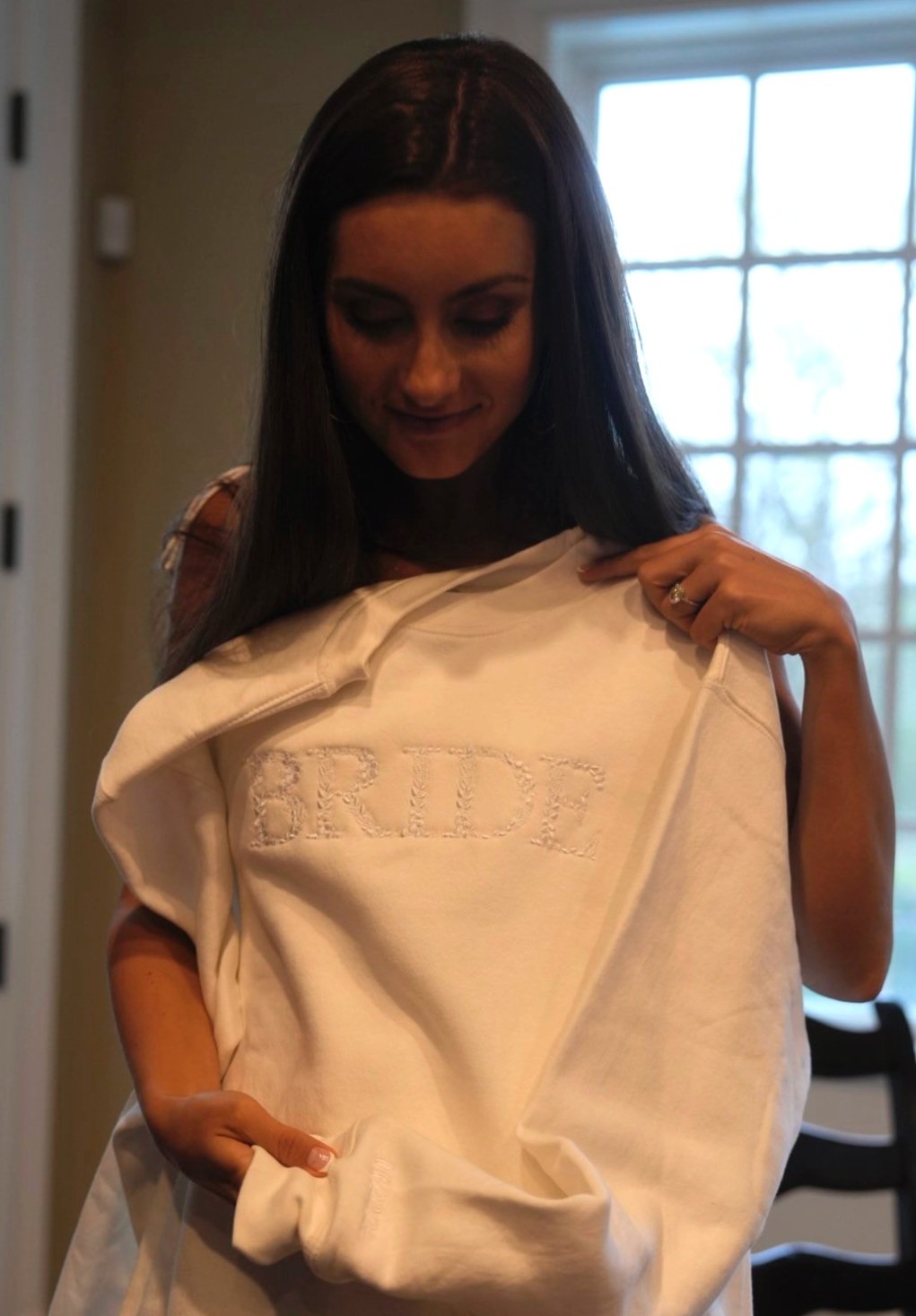 Bride Embroidered Sweatshirt