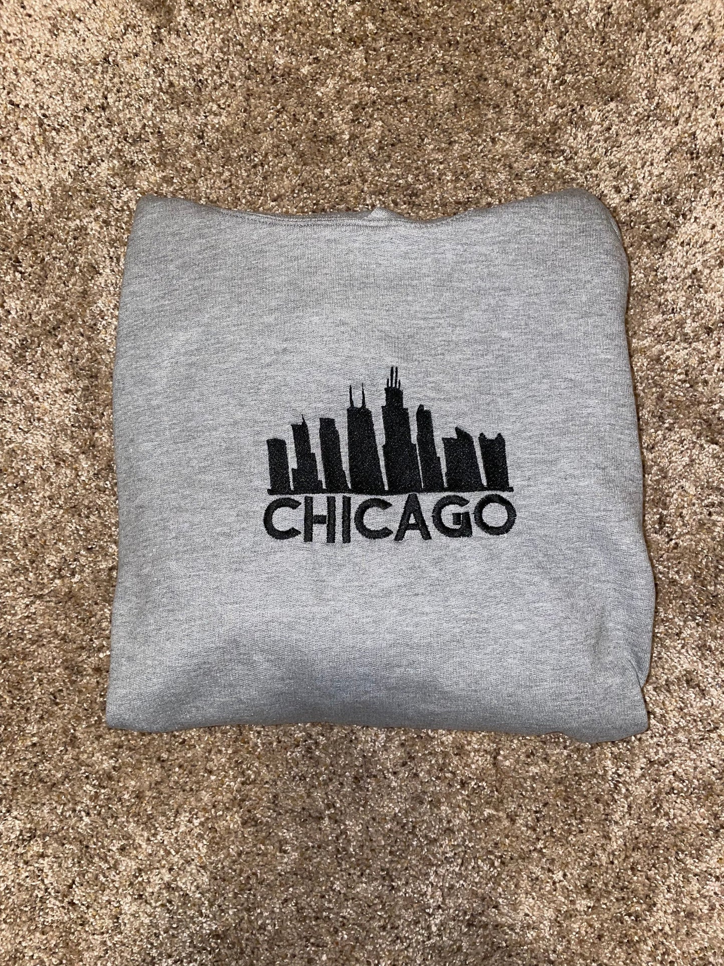 Sudadera con el horizonte de Chicago