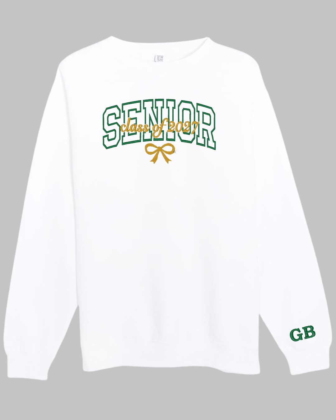 Senior Embroidered Crewneck