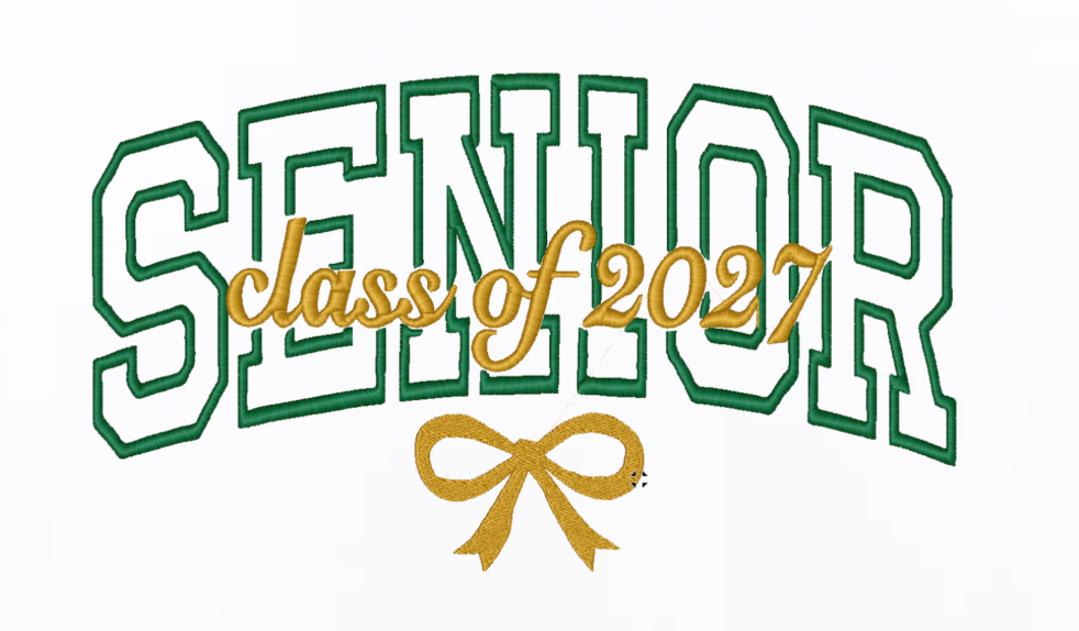 Senior Embroidered Crewneck
