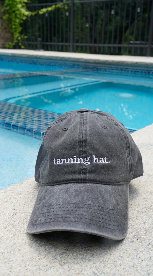 Embroidered Tanning Hat